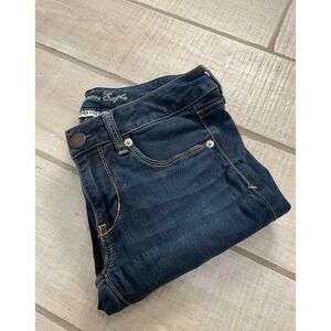 American Eagle Skinny Super‎ Stretch Jeans Short Size 6